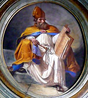 painting of St. Ambrose