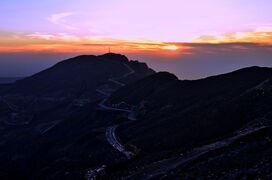 منظر من طريق جبل جيس