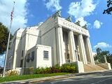 Scottish Rite Temple in the Lummus Park Historic District on the Miami River
