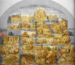 القطاعات الأصلية (ملونة) تناظر نسخة دل پوتزو.