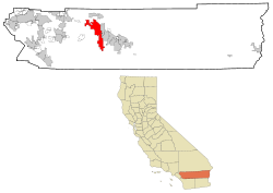 Location within Riverside County