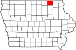 State map highlighting Howard County