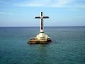 Sunken Cemetery marker in Camiguin island