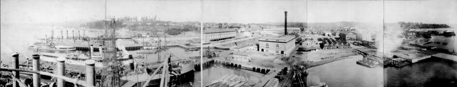 Puget Sound Navy Yard in 1913