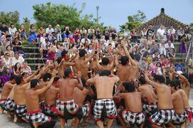 Kecak dancers from Balinese