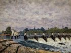 Molesey Weir - Morning, 1874