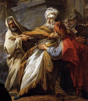 Jean-Honoré Fragonard - Jeroboam Offering Sacrifice for the Idol - WGA08049 (cropped).jpg