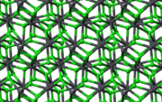 Ball-and-stick model of part of the crystal structure of cotunnite