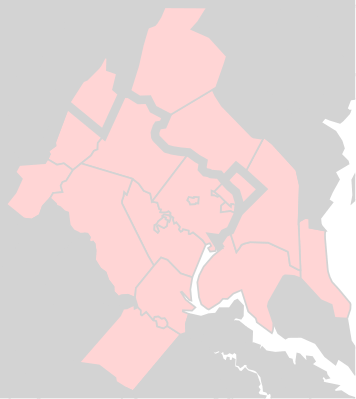 USA Washington Metropolitan Area location map.svg