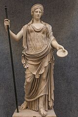 Statue of Hera, holding a staff