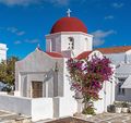 Mykonos church