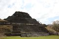 "El Castillo" at Xunantunich. It stands at 132 ft (40 m). high