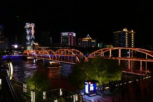 兰州中山桥夜间北河岸.jpg