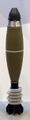 60 mm high explosive mortar shell fitted with proximity fuze