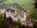 The Neuschwanstein Castle in Schwangau، ألمانيا.