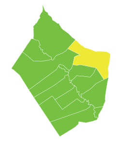 موقع ناحية صور في محافظة دير الزور.