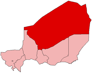 الموقع في النيجر