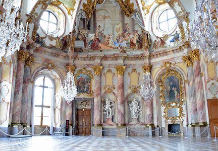 The Kaisersaal in the Würzburg Residence by Balthasar Neumann (1749–1751)