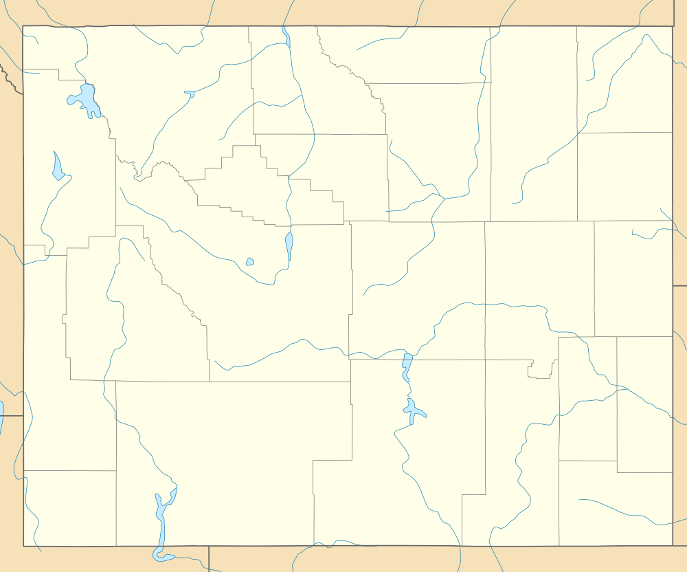 وايومنگ is located in وايومنگ