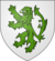 A heraldic lion