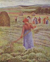 Haying at Eragny, 1889