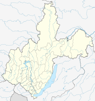 Location map Russia Irkutsk Oblast