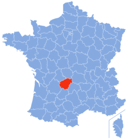 Location of Corse-du-Sud in France