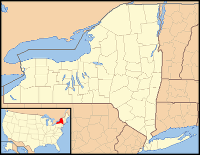 Location map New York