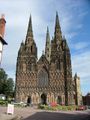 Lichfield Cathedral.