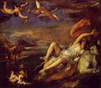 The Rape of Europa by Titian (1562)