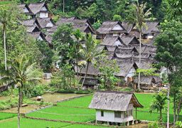 Traditional Jolopong shape of Sundanese people