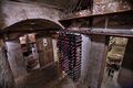 Wine bottles stored in a wine cellar at Jesus College, Oxford