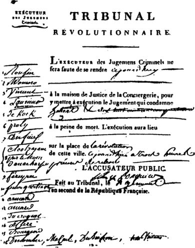 A vintage printed document