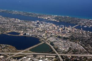 West Palm Beach, looking northeast
