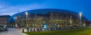 Strasbourg Railway Station at Night, Alsace, France - Diliff.jpg