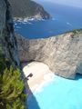 Navagio (shipwreck) bay in Zakynthos island,  اليونان