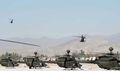 Helicopters at Jalalabad's main airport