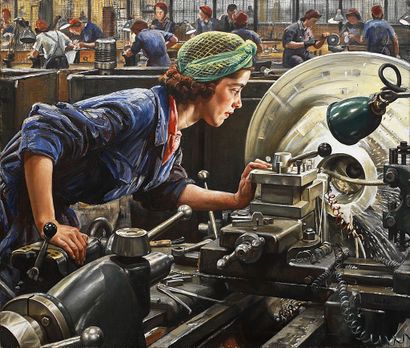 Ruby Loftus screwing a Breech-ring (1943) (Art. IWM LD 2850).jpg