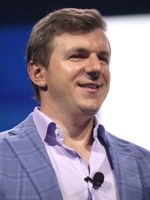 O'Keefe at a polical conference