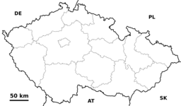Located on southern border of the Czech Republic's eastern tip