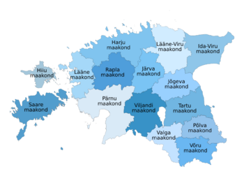 مقاطعات إستونيا