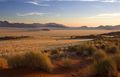 Sunset at the Namib Rand Nature Reserve, Namibia.