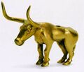 Gold bull figurine, North Caucasus, 3200 BCح. 3200 BC