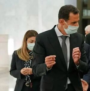 بشار الأسد ولونا شبل