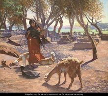 راعية الماعز الصغيرة في شبرا، مصر