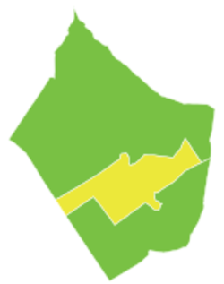 موقع منطقة الميادين في محافظة دير الزور