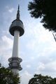 The underside of N Seoul Tower