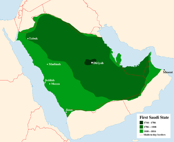 Location of Saudi Arabia