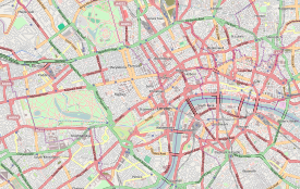 برج لندن is located in وسط لندن