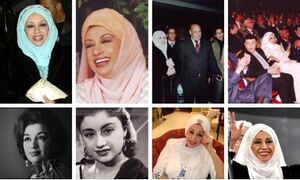 نجاح سلام في مراحل مختلفة من حياتها